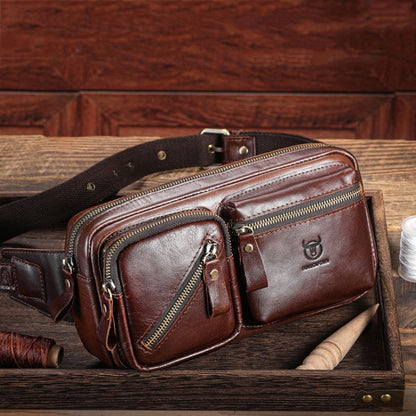 BULL CAPTAIN 082 Bolso Bandolera Piel de Vaca Gran Capacidad