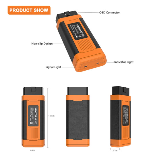 HUMZOR OBD Detector De Averías Para Coche Bluetooth 5.2 Móvil