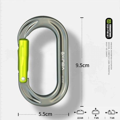 XINDA HH-9769 Mosquetón de Escalada 22-24kN para Montañismo