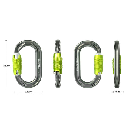 XINDA HH-9769 Mosquetón de Escalada 22-24kN para Montañismo