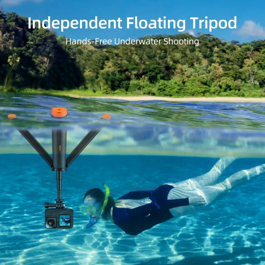 TELESIN Trípode Selfie Flotación Subacuática 61 Cm GoPro