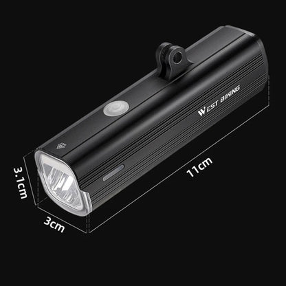 WEST BIKING Tipo C Faro Bicicleta Aluminio Alto Brillo