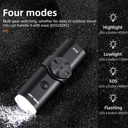ESLNF Faro Delantero Bicicleta USB C 400 Lúmenes Resistente