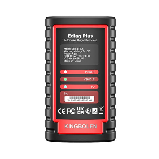 Kingbolen OBD2 Herramienta Diagnóstico Bluetooth 5.0BLE Android iOS Vehículos