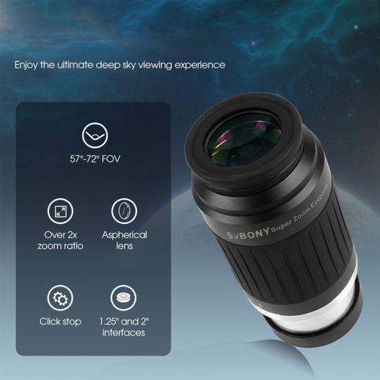 SVBONY SV230 Ocular Gran Angular 8-20mm Universal Astro