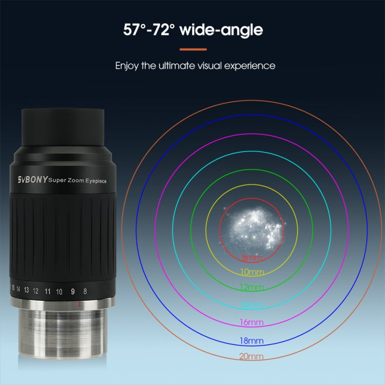 SVBONY SV230 Ocular Gran Angular 8-20mm Universal Astro
