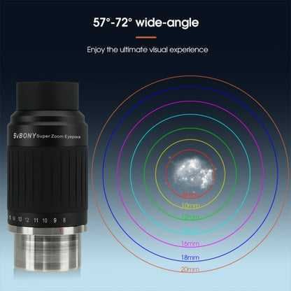 SVBONY SV230 Ocular Gran Angular 8-20mm Universal Astro