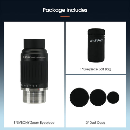SVBONY SV230 Ocular Gran Angular 8-20mm Universal Astro