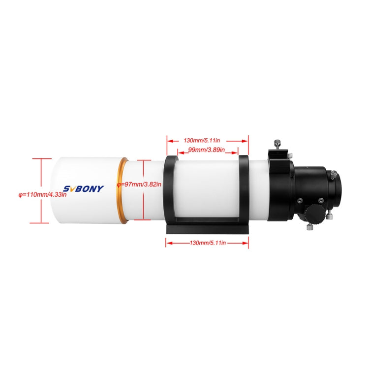 SVBONY SV48P Telescopio Refractor Enfoque Doble Velocidad