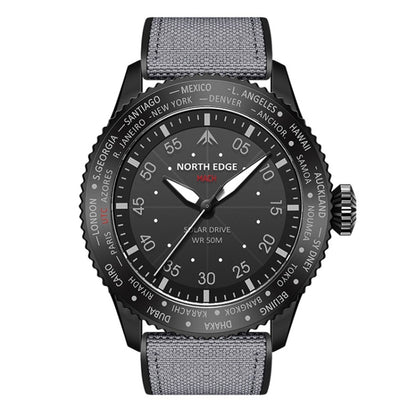 North Edge Reloj Deportivo Movimiento Solar Cuarzo