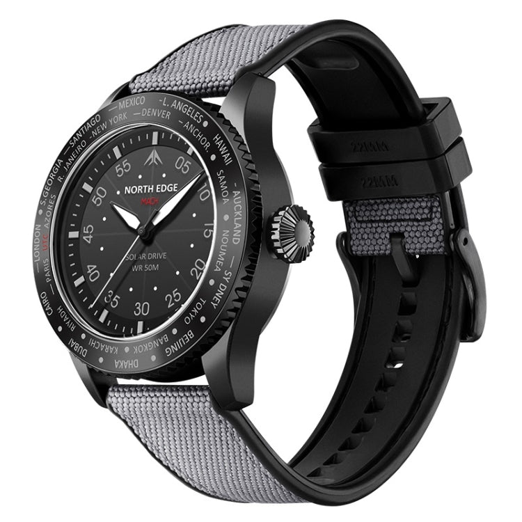 North Edge Reloj Deportivo Movimiento Solar Cuarzo