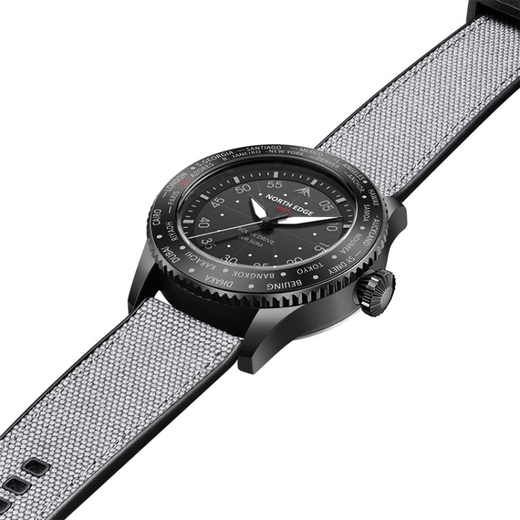 North Edge Reloj Deportivo Movimiento Solar Cuarzo
