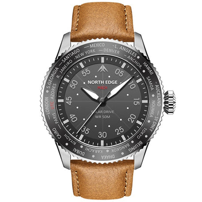 North Edge Reloj Deportivo Movimiento Solar Cuarzo