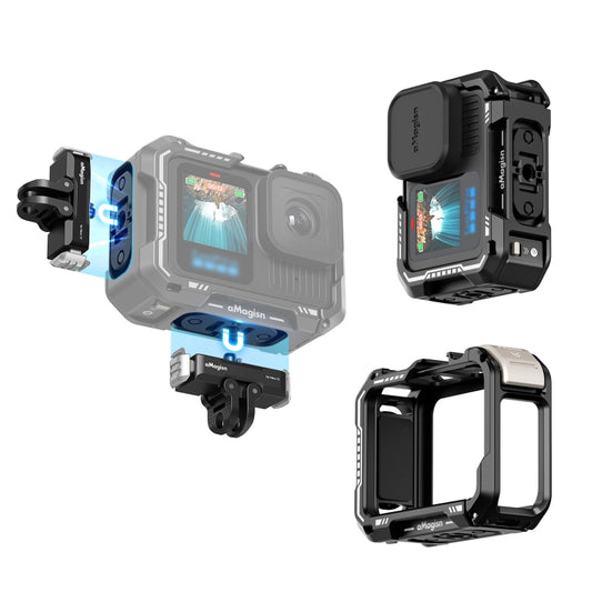 AMagisn Jaula Metal GoPro HERO13 Disparos Horizontales