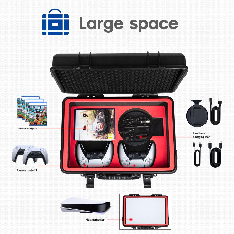 DEVASO Estuche Consola Juegos Portátil Impermeable IP67