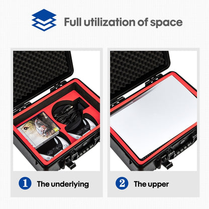 DEVASO Estuche Consola Juegos Portátil Impermeable IP67