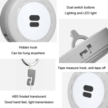 TUBUZHE Lámpara LED Portátil 2 en 1 Batería 2000 mAh