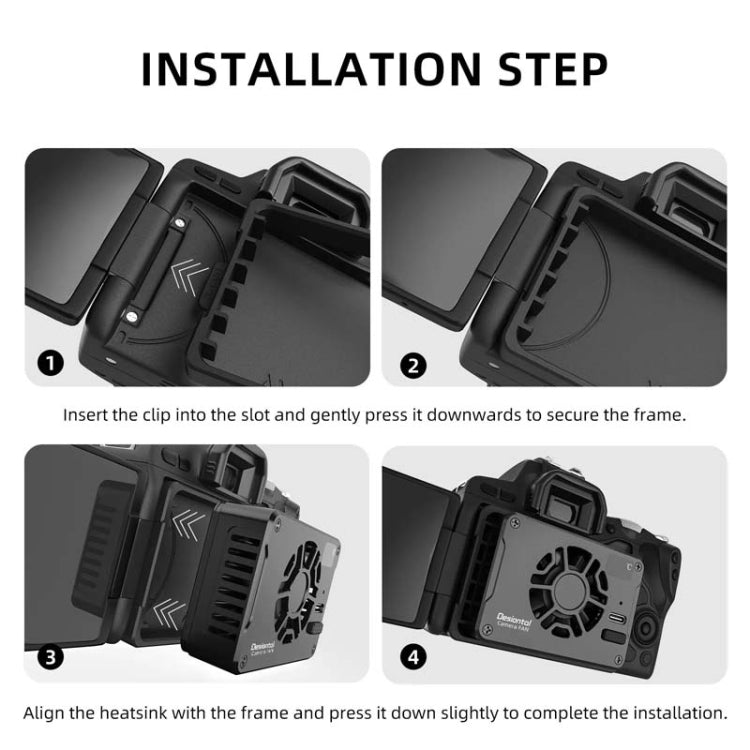 Desiontal F01 Enfriador Para Cámara SLR IA Inteligente