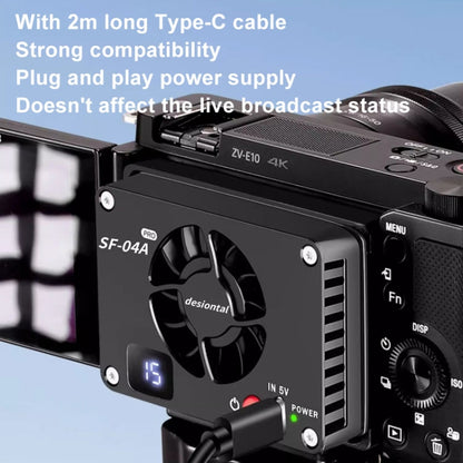 Live Enfriador De Cámara Para Sony ZV1 Turbo Silencioso