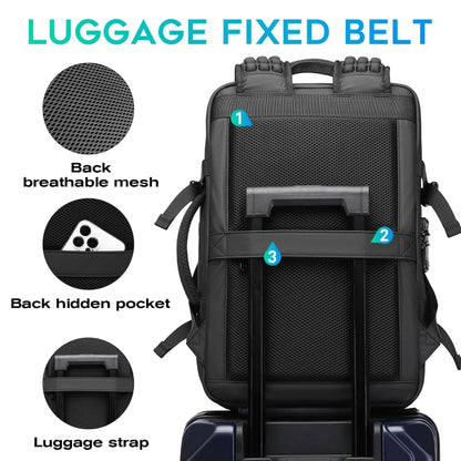 BANGE BG-3028 Bolso de Hombro Expandible Viaje Diario