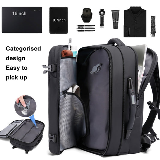 BANGE BG-1909-8 Mochila Para Ordenador Gran Capacidad Expandible