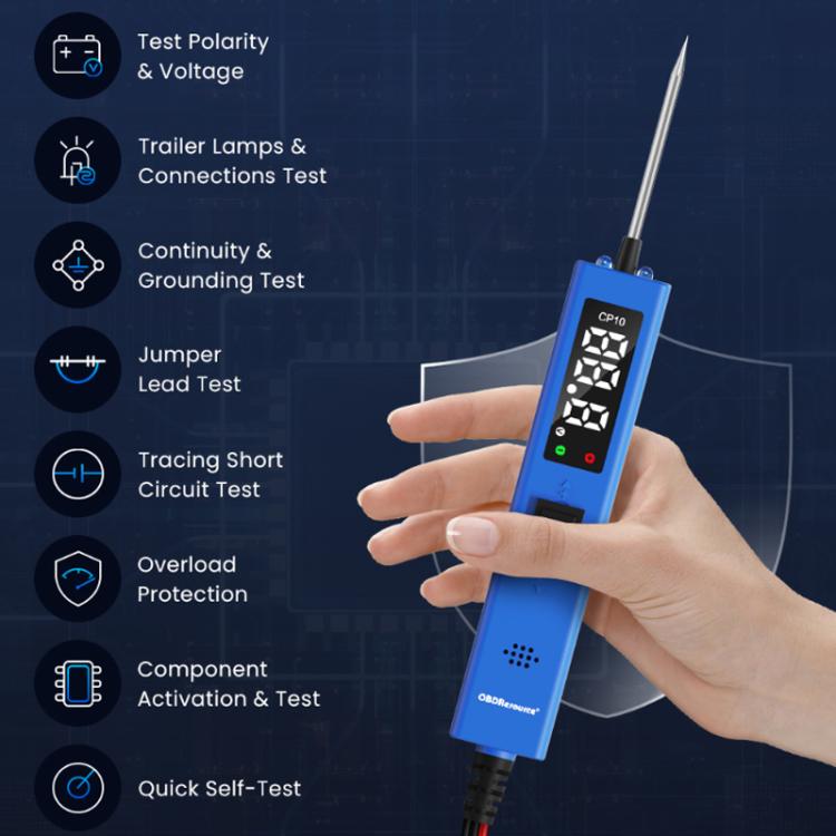 OBDResource 0-80V Probador de Circuitos Automotriz Portátil