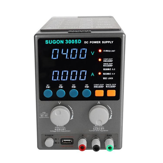 SUGON 3005D Fuente De Alimentación Regulada Pantalla LCD
