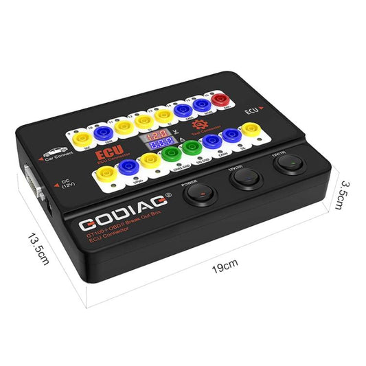 GODIAG GT100+ Probador OBDII Diagnóstico ECU Visualización Corriente