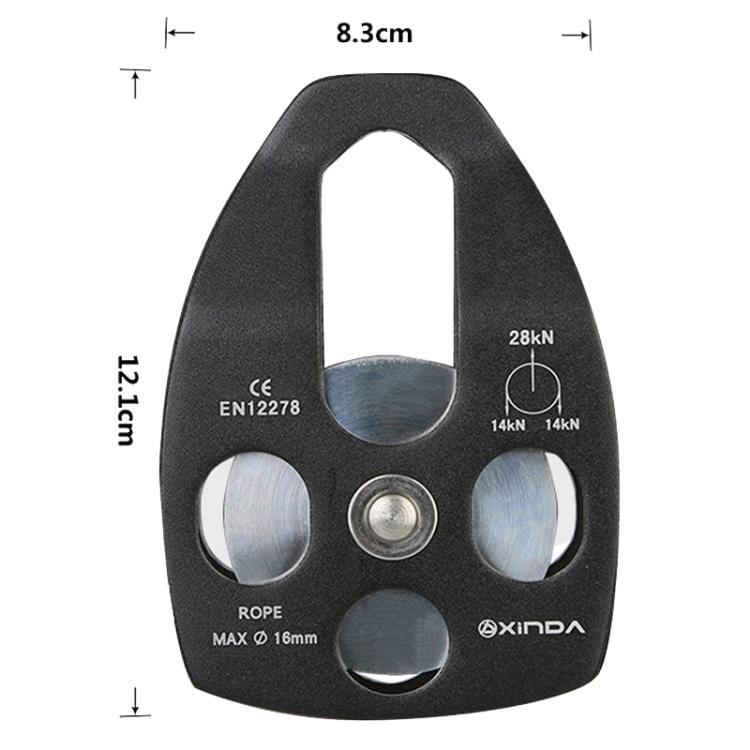 XINDA XD-8611 Polea Elevación Para Escalada Con Cojinetes