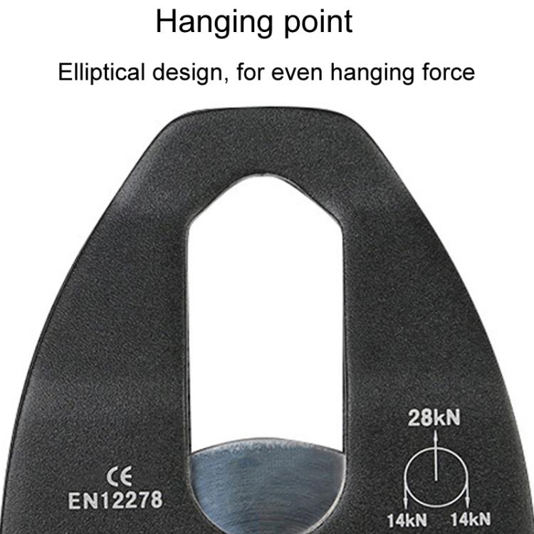 XINDA XD-8611 Polea Elevación Para Escalada Con Cojinetes