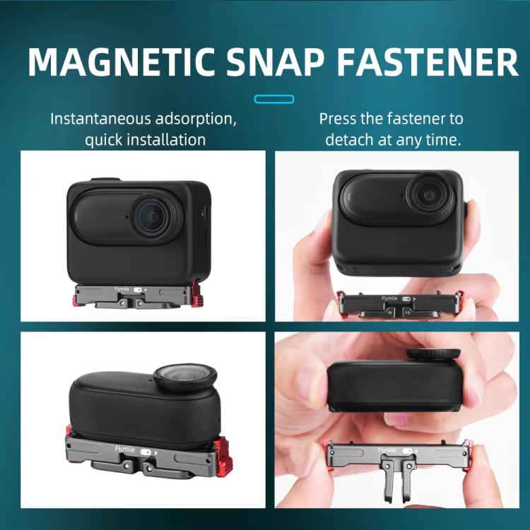 Flymile Insta360 GO3/3S Soporte Magnetico Liberación