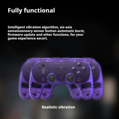 8BitDo Pro2 Retro Hall Gamepad Bluetooth Translúcido Nuevo