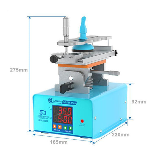 Sunshine S-918F 5 En 1 Separador De Pantallas Reparación