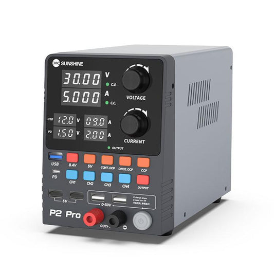 SUNSHINE P2 Pro Regulador CC 0-30V Fuente de laboratorio