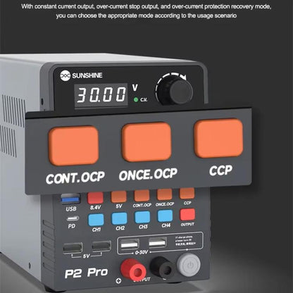 SUNSHINE P2 Pro Regulador CC 0-30V Fuente de laboratorio