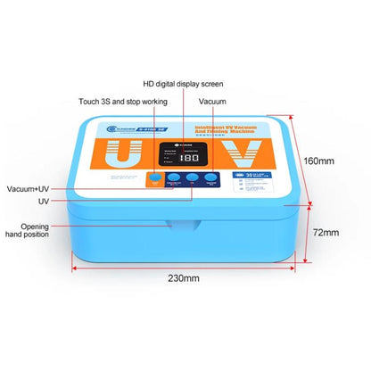 LumiVac Laminadora Al Vacío UV Curado 30Lámparas 365/395nm