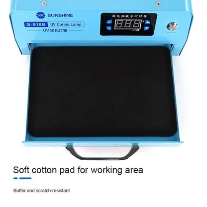 SUNSHINE S-918B Caja UV LED de Curado 30W Pantallas