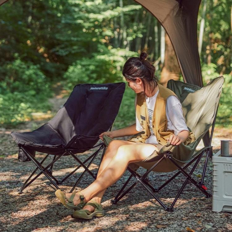 Naturehike Sillón Plegable Alto Respaldo Exterior Acampar