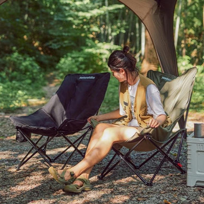 Naturehike Sillón Plegable Alto Respaldo Exterior Acampar