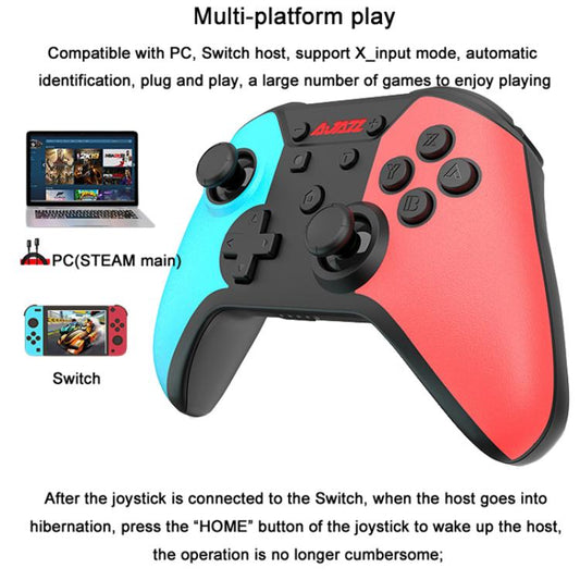 Ajazz AG180 Gamepad Modo Dual Bluetooth y Cable Switch PC