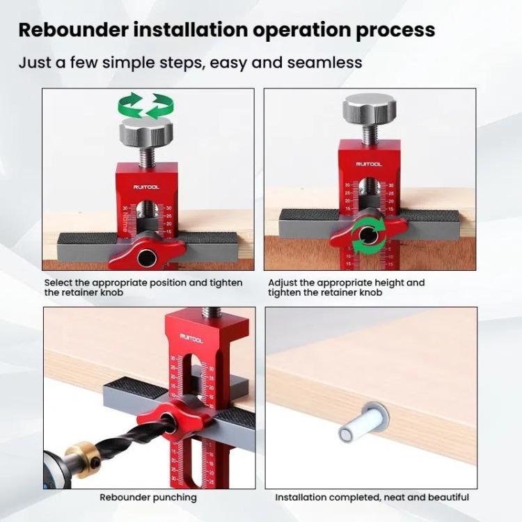 RUITOOL DT01 Localizador Puertas Gabinete Perforada