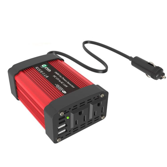 Gurxun 300W Inversor De Coche Onda Cuadrada USB Type-C