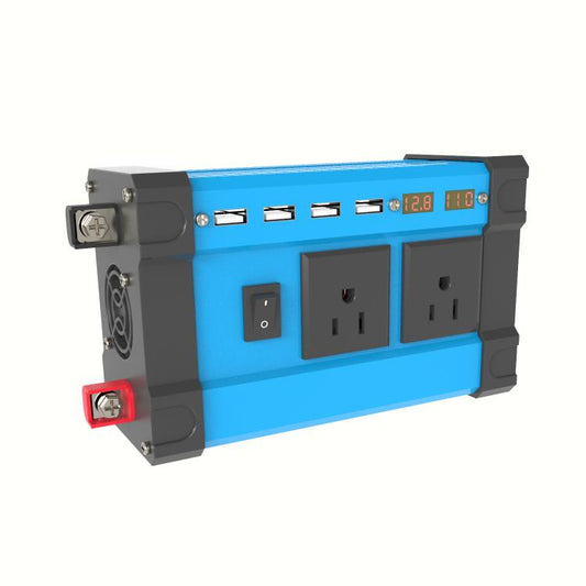 Gurxun Inversor Onda Cuadrada Modificado LCD 220V CA