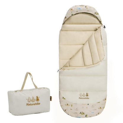 NatureKids Saco Dormir Infantil Algodón Camping 6-15C