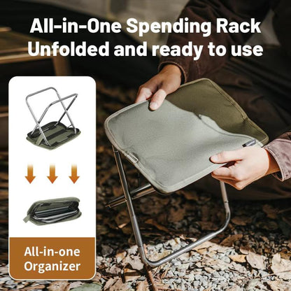 Naturehike Taburete Plegable Aluminio Ultraligero Acampar