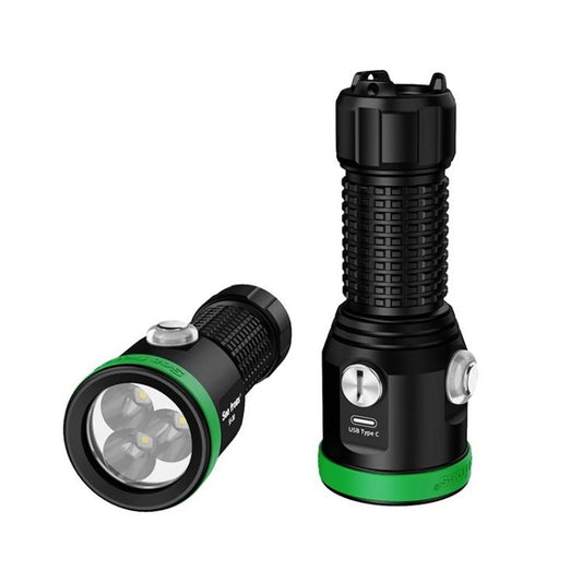 SeaFrogs 100m Linterna de Buceo Subacuática 3000lm