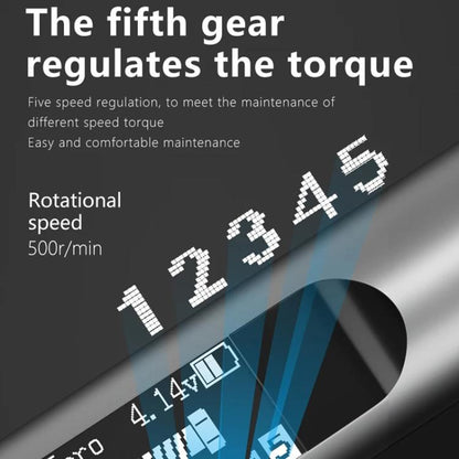 TechMate TM-S01 Destornilladores Eléctricos Motor Magnético