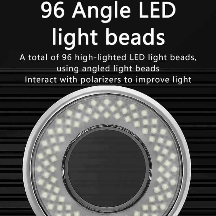 LumiFix ML96 Microscopio Teléfono Anillo LED Polarizado