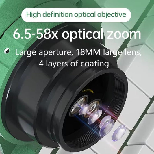 AmScope Microscopio Estereoscópico Trinocular Teléfono Reparación 6.5X-58X