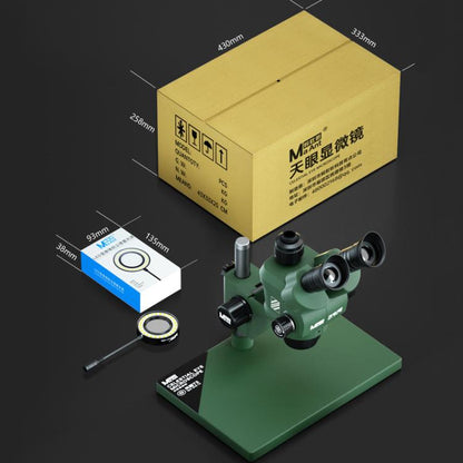 AmScope Microscopio Estereoscópico Trinocular Teléfono Reparación 6.5X-58X